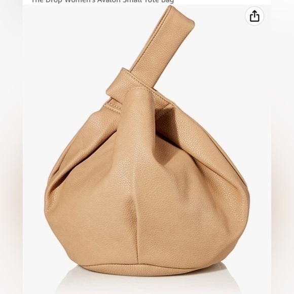 NWT asymmetrical straps bucket bag from The Drop Avalon pebbled vegan leather - Picture 12 of 15